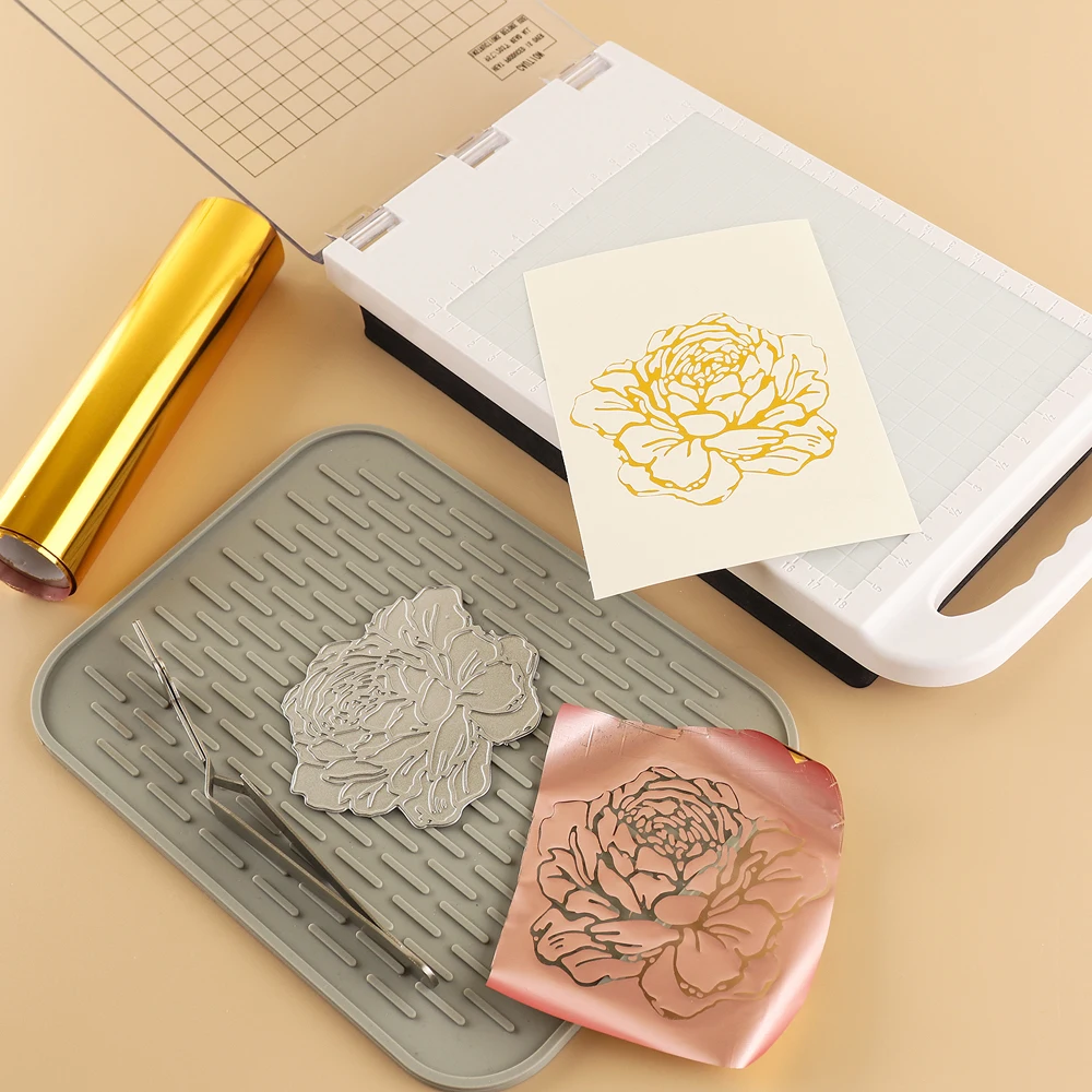 Hot Stamping Foil Machine Hot Foil Press Machine For Card Making PET Film Transfer Hot Foil and Press Machine US EU UK Plugs