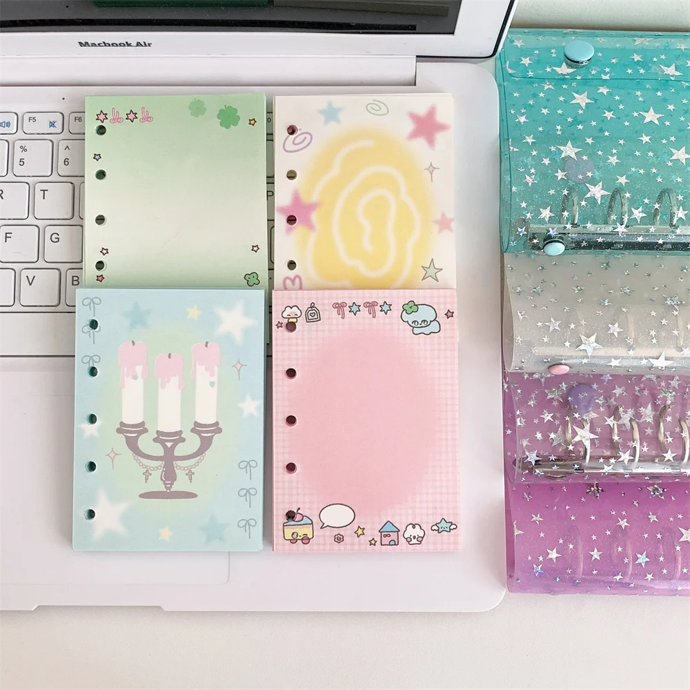 Glitter Star Mini Photo Album Cover Kpop Style 3inch Photocards Storage Book Portable Idol Cards Collect