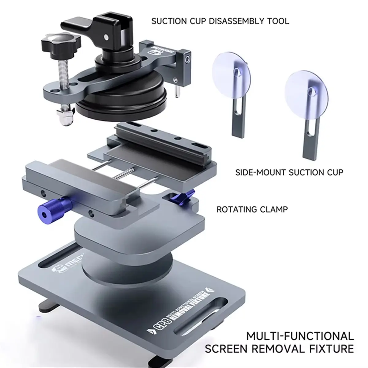 618 Mega Sale MECHANIC CP8 360° Rotating Screen Removal Fixture CP8, Anti-Static Heat Resistant Tool for Phone Repair