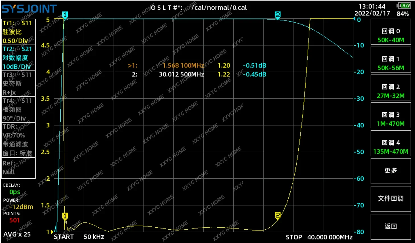 Bandpass Filter 1.5-30 MHz BPF