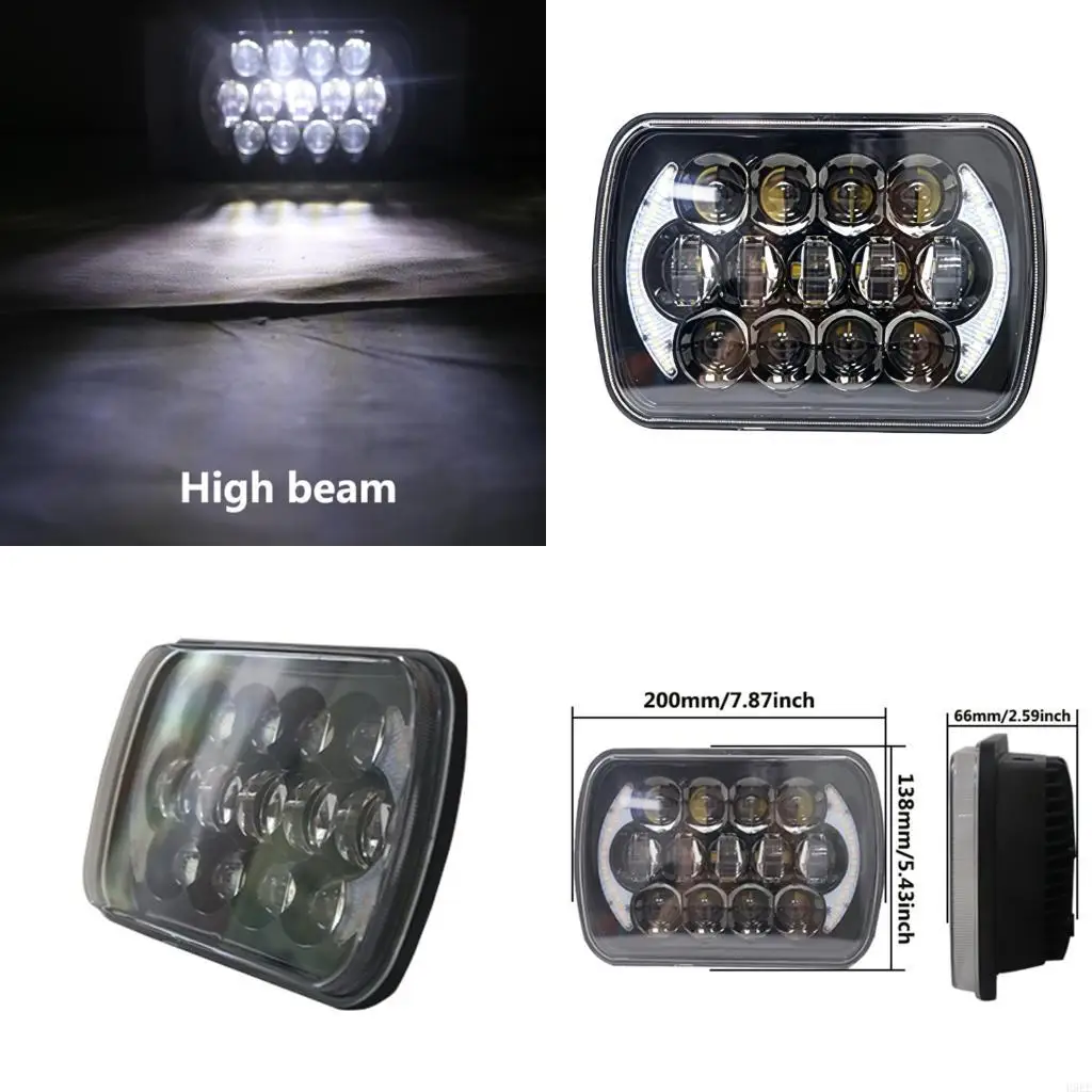 

7Inch Aluminum LED Headlamp High And Low Beam Fog Light For Off Road Truck H9EE