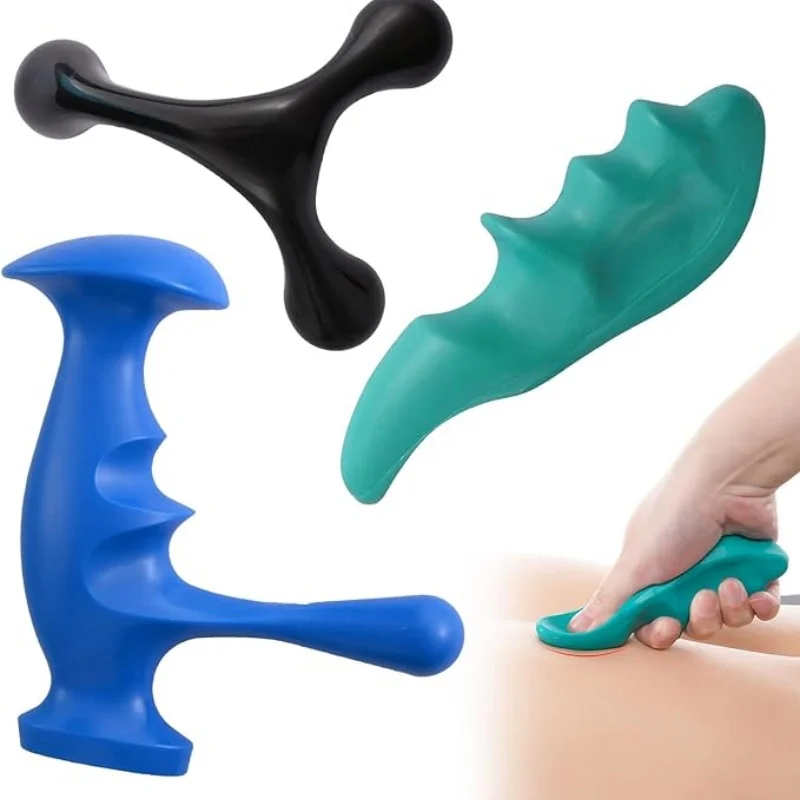 

Manual Trigger Point Massage Tool Thumb Saver T-shaped Massager Thumb Finger Pressure Press Trigger for Muscle Stress Relief