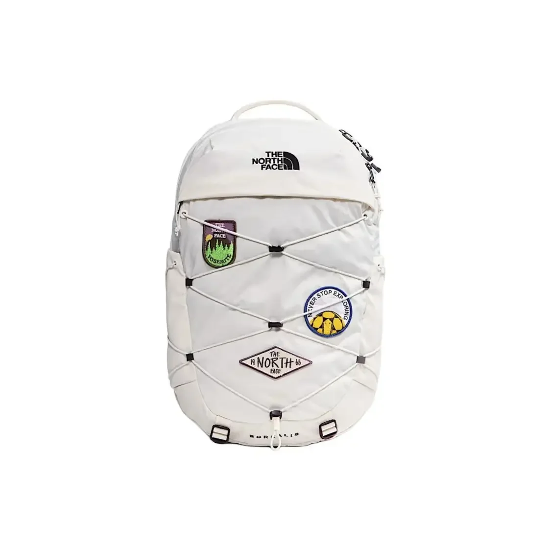 THE NORTH FACE Borealis Patch Design 27L Recycled Polyester (Polyester) Backpack Women's White Dune Color NF0A8KE9
