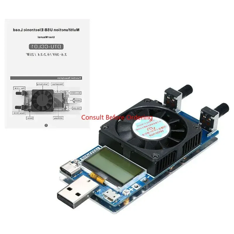 

Wholesale Usb Electronic Load Tester Current Resistance Power Battery Tester Multifunctional 02A ~ 3A 35W Lcd Usb E
