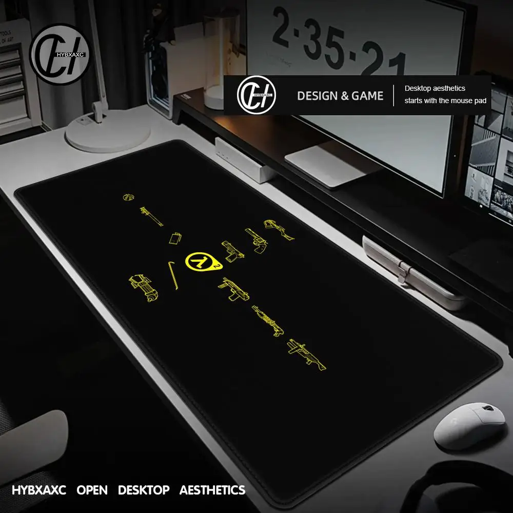 نصف الحياة ماوس ألعاب مكتب الجدول لعبة مكتب العمل ماوس الوسادة Xxl عدم الانزلاق كمبيوتر محمول مكتب الملحقات ألعاب البساط الجدول حصيرة #1