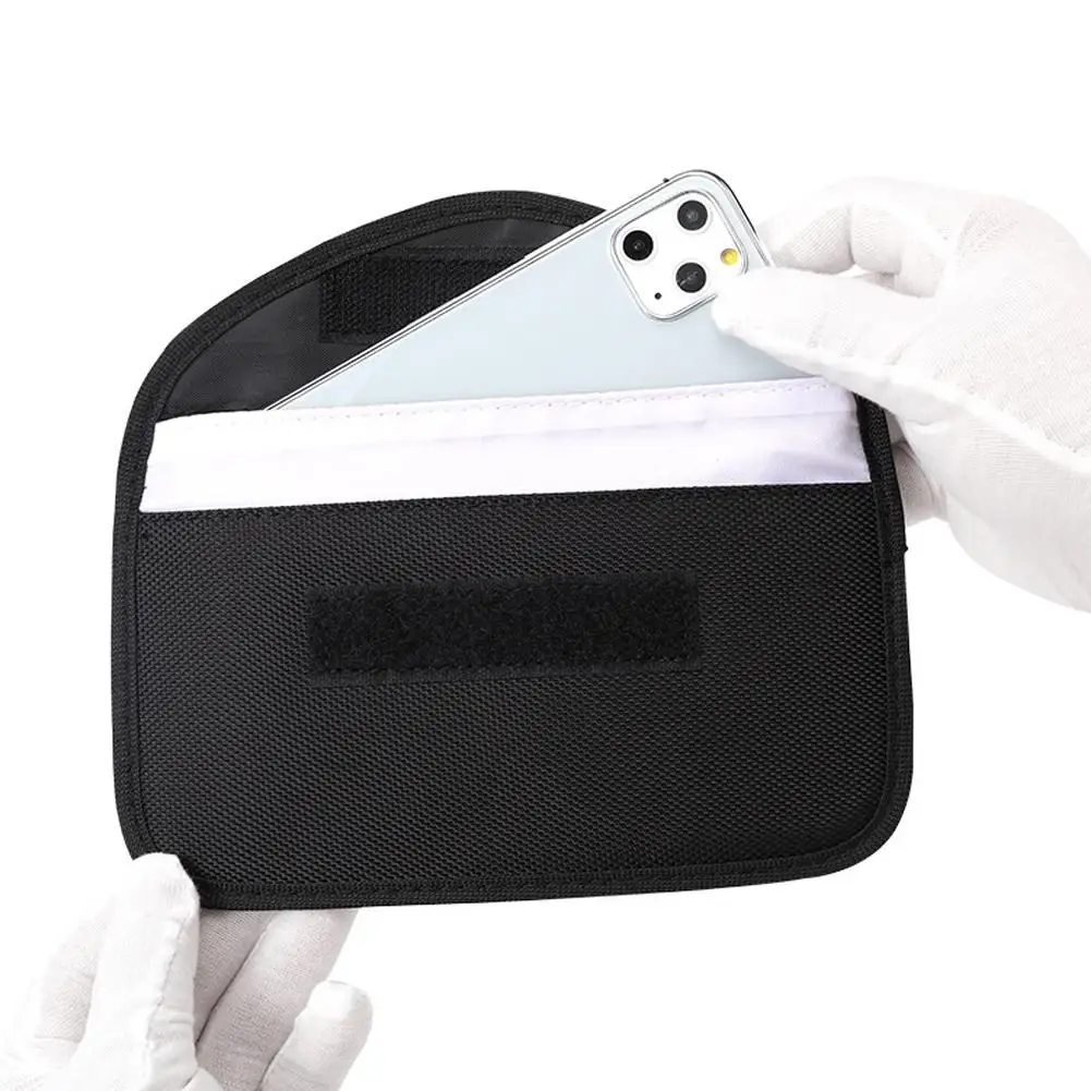 Mobile Phone Signal Shielding Bag For Mobile Phones Within 6.5 Inch Safe Blocking Bag Car Key Signal Blocker Case Anti Tracking
