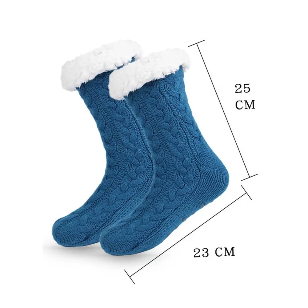 

Polyester 1 Pair Cute Cold Resistant Winter Scoks Multicolor Winter Scoks Non-shrink for Home