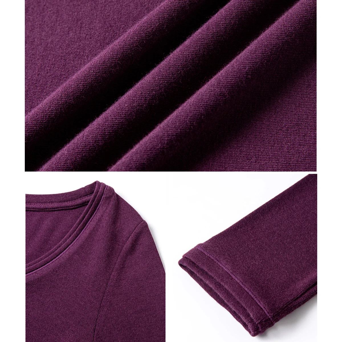 VIMLY Women's Long Sleeve Red T-shirt 2025 Autumn New Crop Knitted Double-layer Casual Slim Female Tops Woman clothes A1965