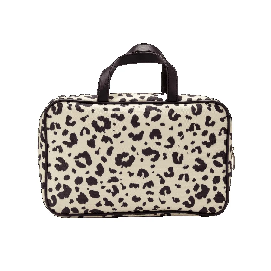 

Leopard Print Weekender Bag Travel Bag with Luxe Gold-Tone Hardware and Roomy Interior