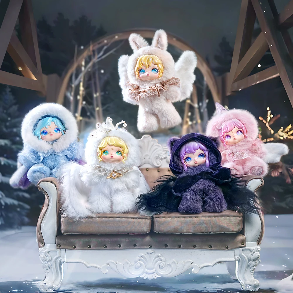 Blind Box Snow Whispers Dumia Maytree Doll Skeleton Cute Collectible Kawaii Surprising Box Plush Toy Figure Kid Gift
