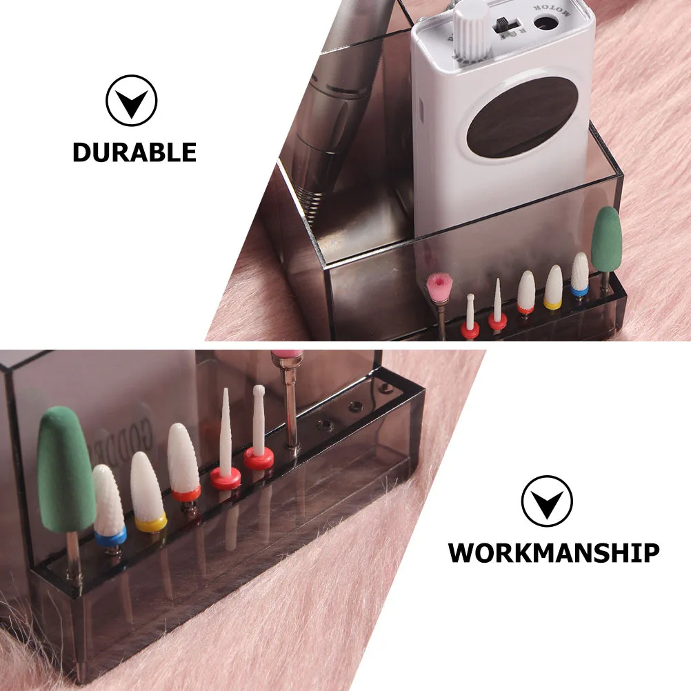 

1Pcs Manicure Polisher Organizer Sturdy Holder for Art School Training Practice Gift Nail Polishing Machine Rack