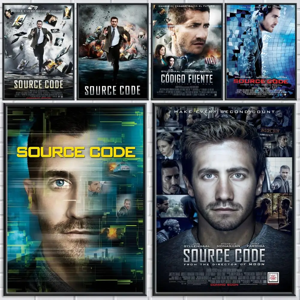 

Movie S-source Code Poster Trendy Wall Art Good Sticker Printed on PP Paper for Living Room Office Bar Decoration Best Gift