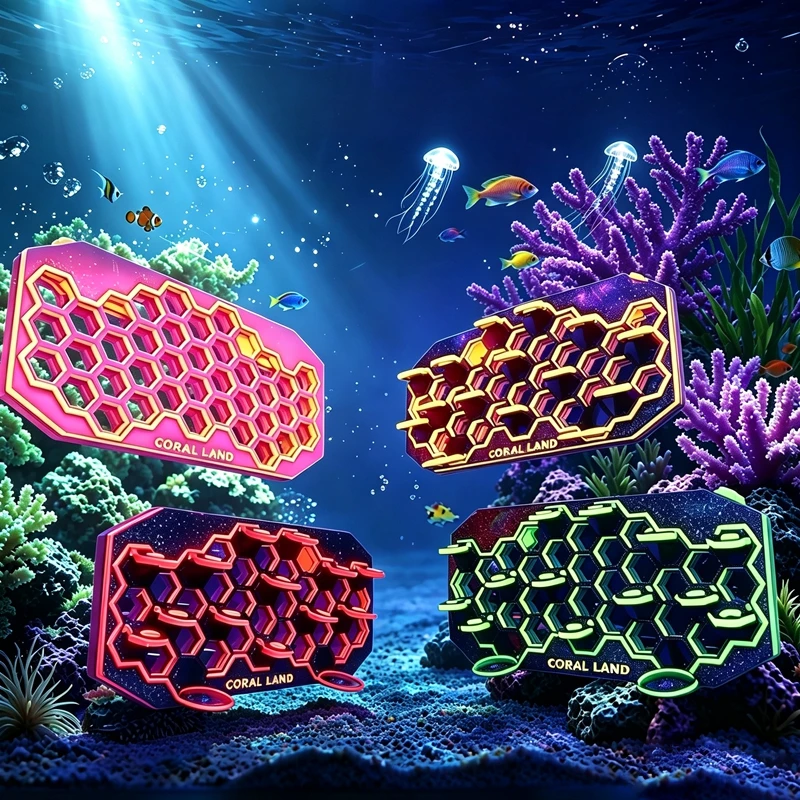 حامل فراغات المرجان الفلورسنت  - مراجعة Coral Frag Plug وسعره
