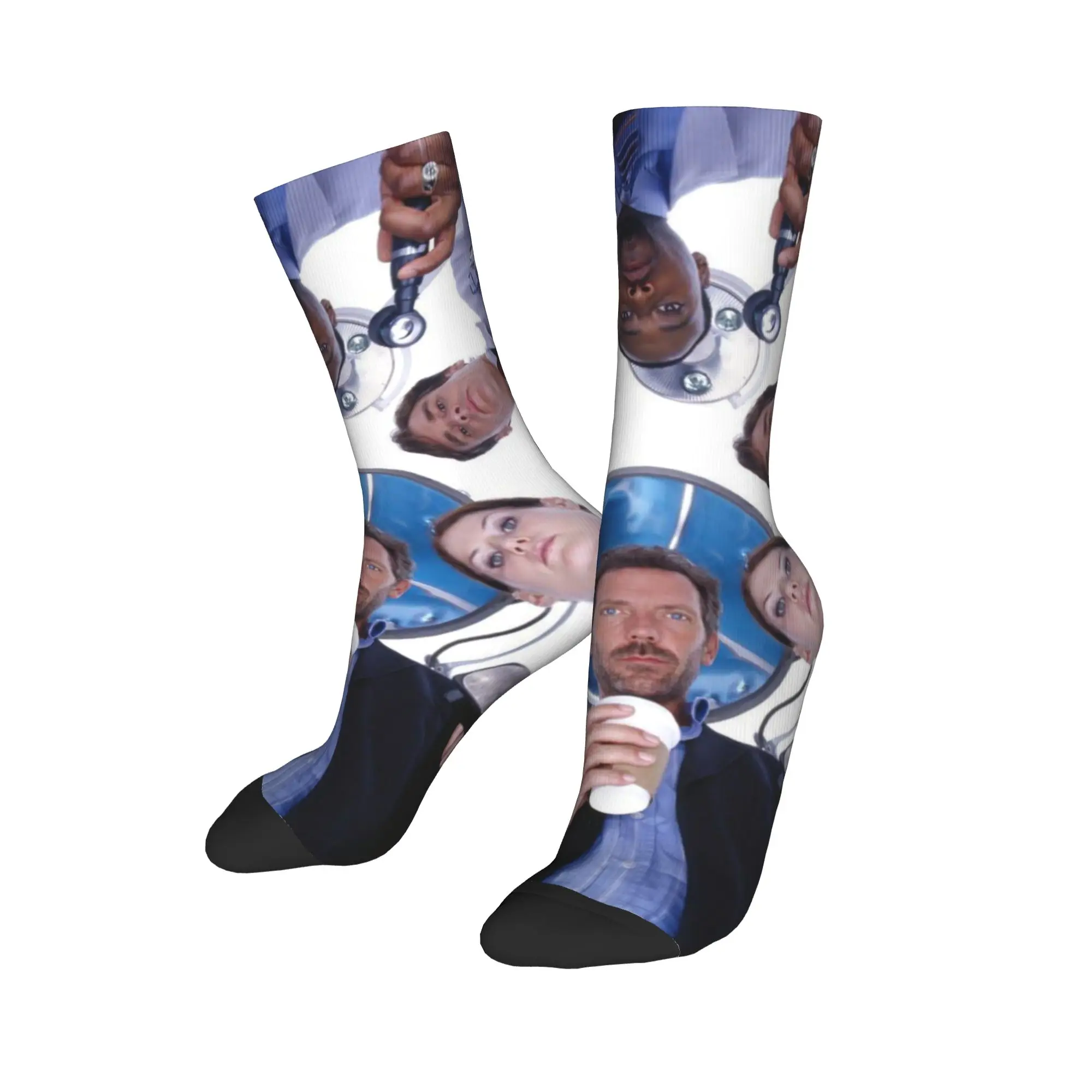 

Носки унисекс House MD, нескользящие домашние носки для экипажа, идея подарка-сюрприз