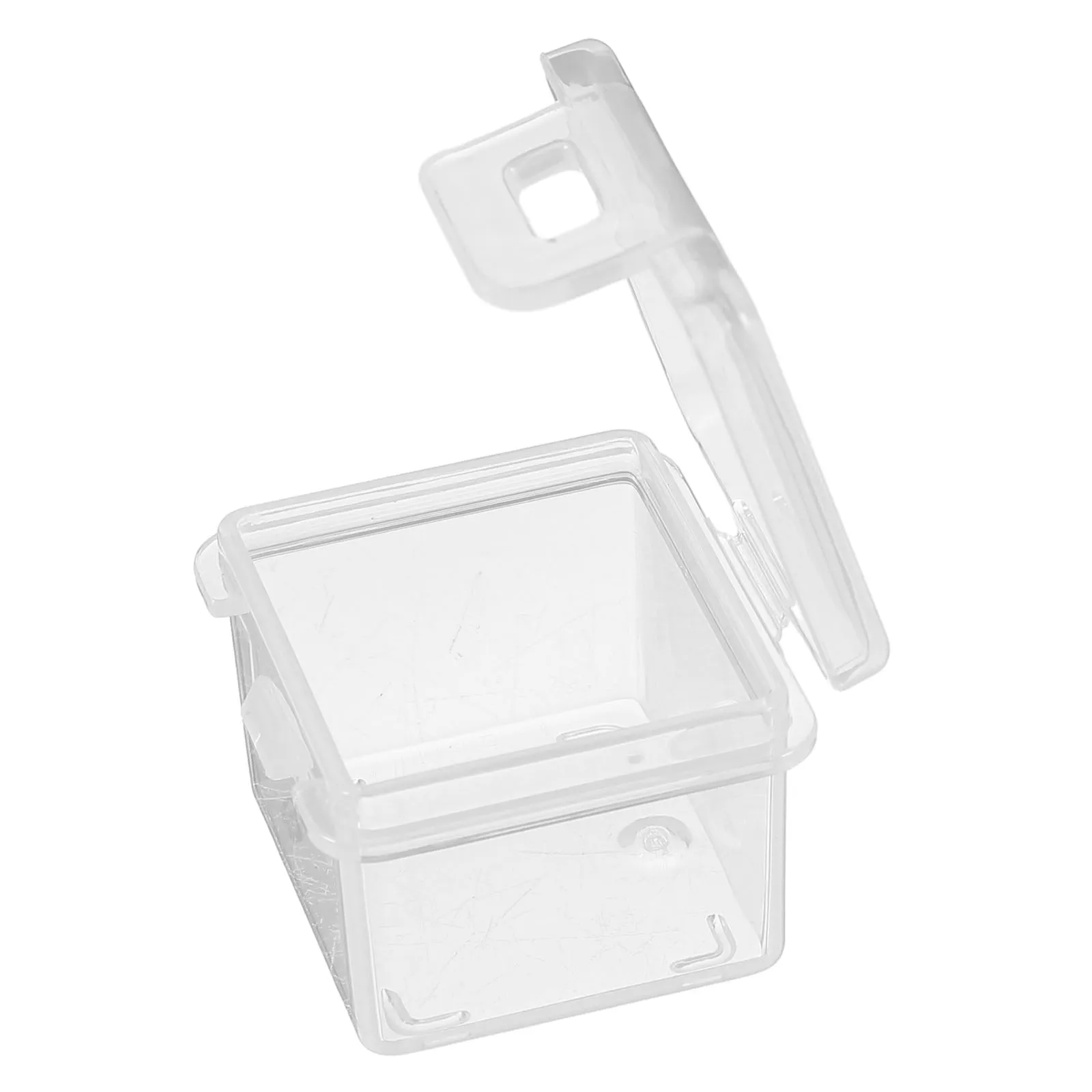

1 Mini Square Cheese Storage Box Butter Keeper Refrigerator Freshness Slices Containers Kitchen Food Organizer Safe