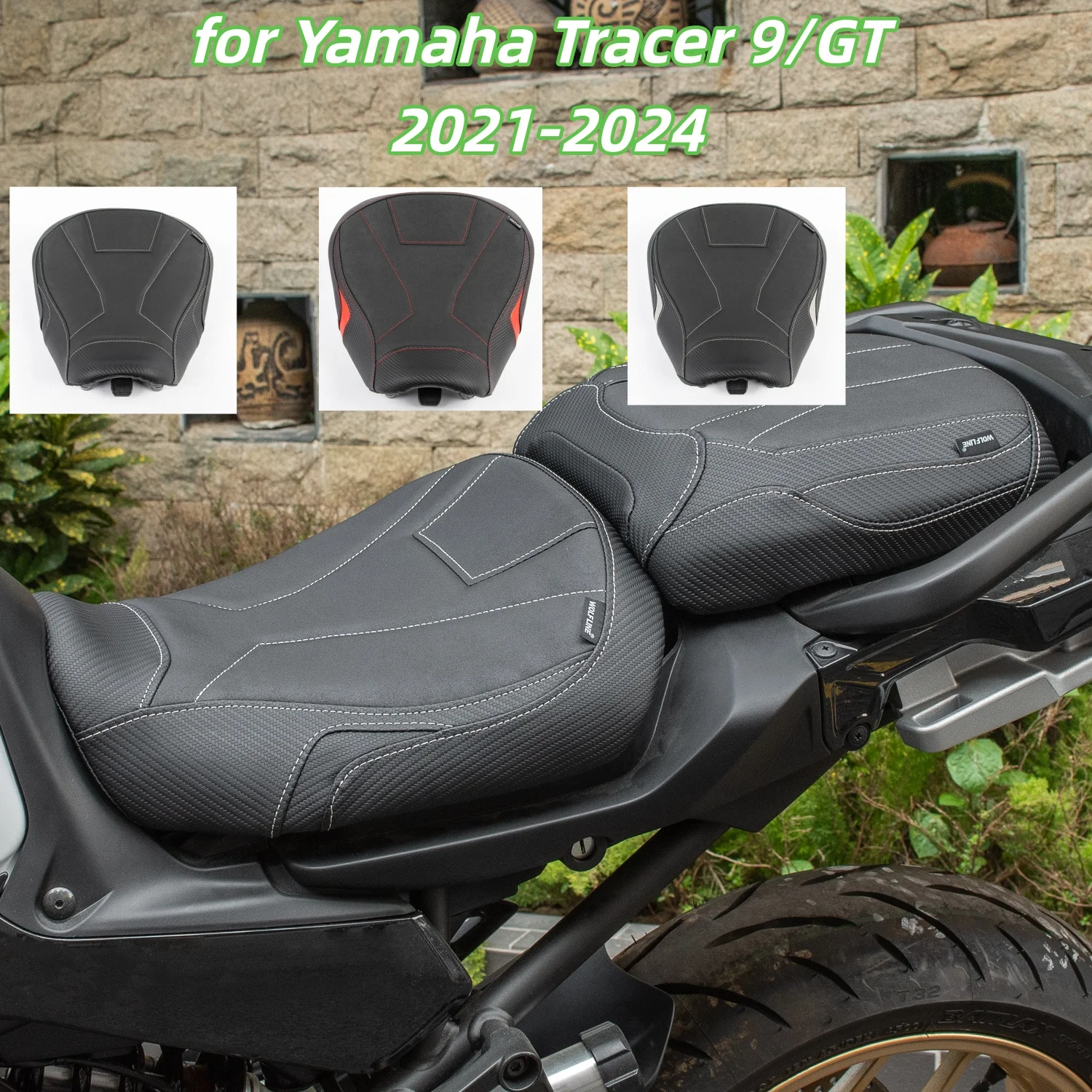

Motorcycle Front Diver Seat Rider Saddle Solo Cushion Pad Comfort Seat fit for Yamaha Tracer 9/GT 2021 2022 2023 Accessories