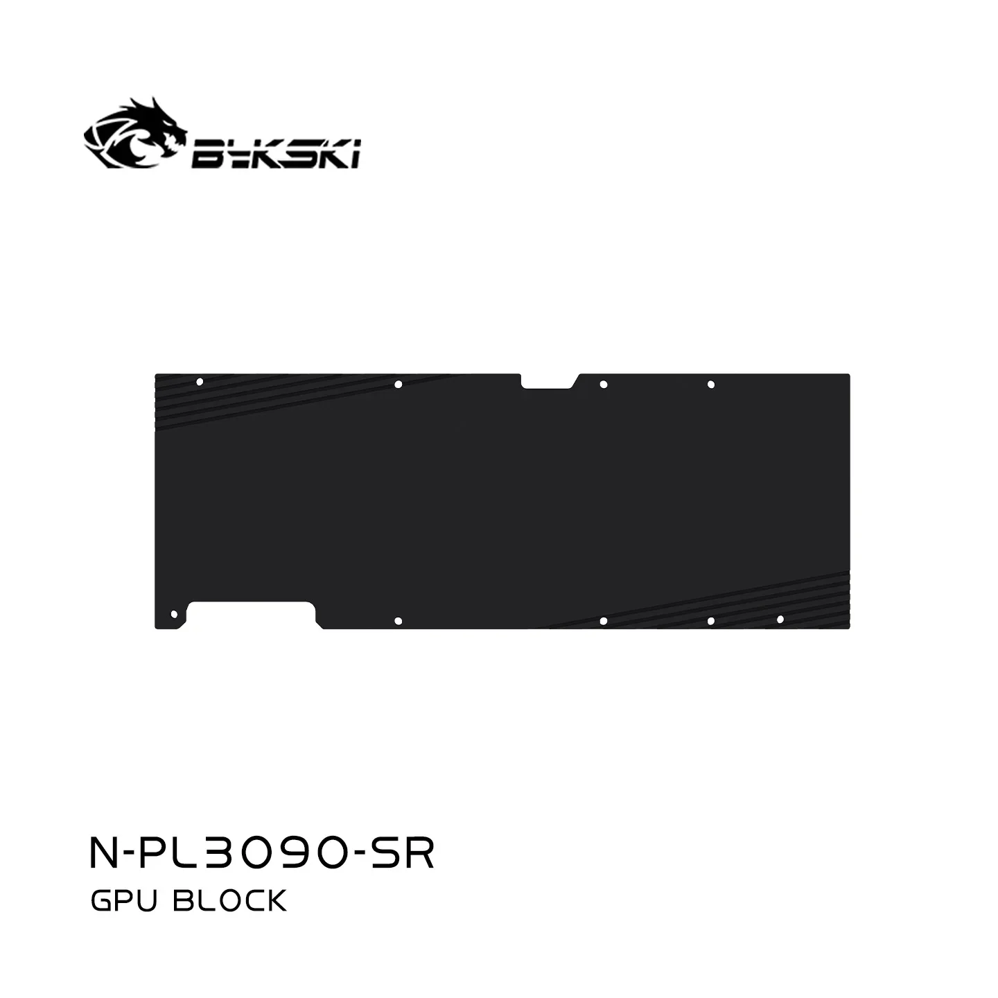 Bykski N-PL3090-SR GPU 워터 블록 (조텍 / 펠라딘 RTX 3080 / 엔비디아 RTX 3090 블로워 버전 비디오 카드용) / 풀 커버 라디에이터