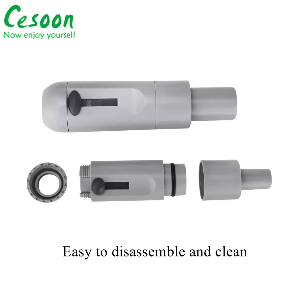 2Pcs/Set Dental Saliva Ejector Suction Valves Strong Weak Adapter Oral Universal With Adjustable Rubber Snap Tip Dentistry Tool