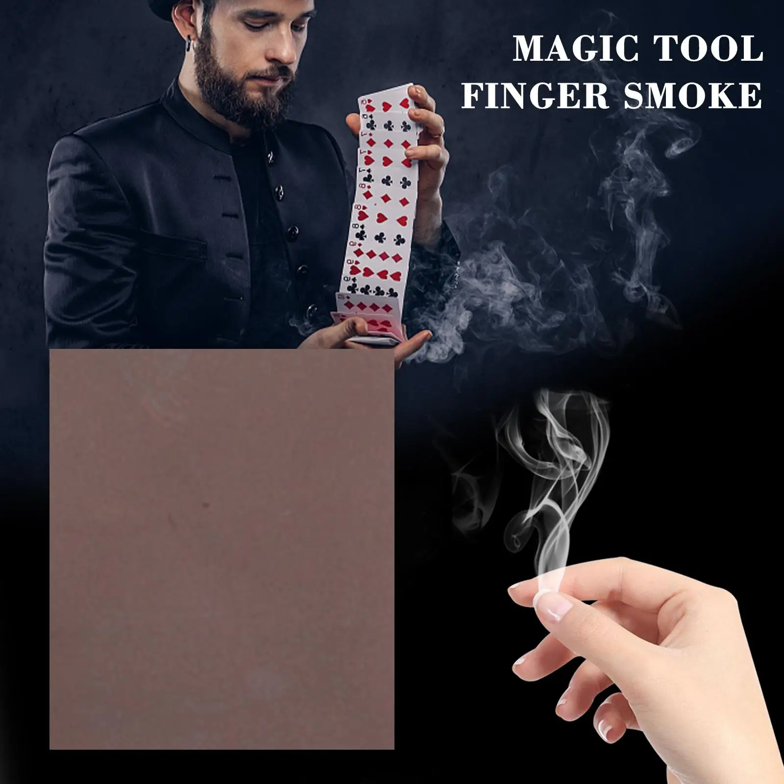 Carta magica chimica Cool Close Up Magic Trick Dita Fumo Inferisce Fumo Stage Stuff Fantasy Prop Crea divertimento