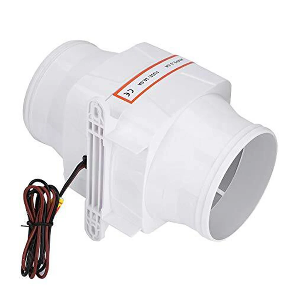 12V Bilge Blower Boat Bilge Fan Low Power Consumption Moisture Protection Versatile Installation Corrosion-resistant ABS Plastic