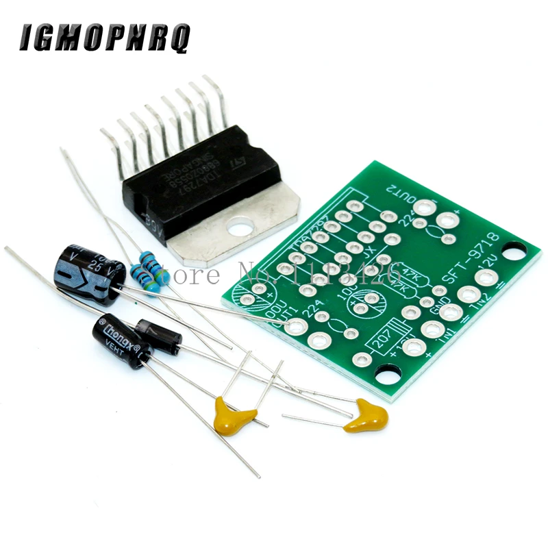 TDA7297 amplifier board spare parts dc 12v grade 2.0 dual audio encoding 15w electronic diy kit IGMOPNRQ