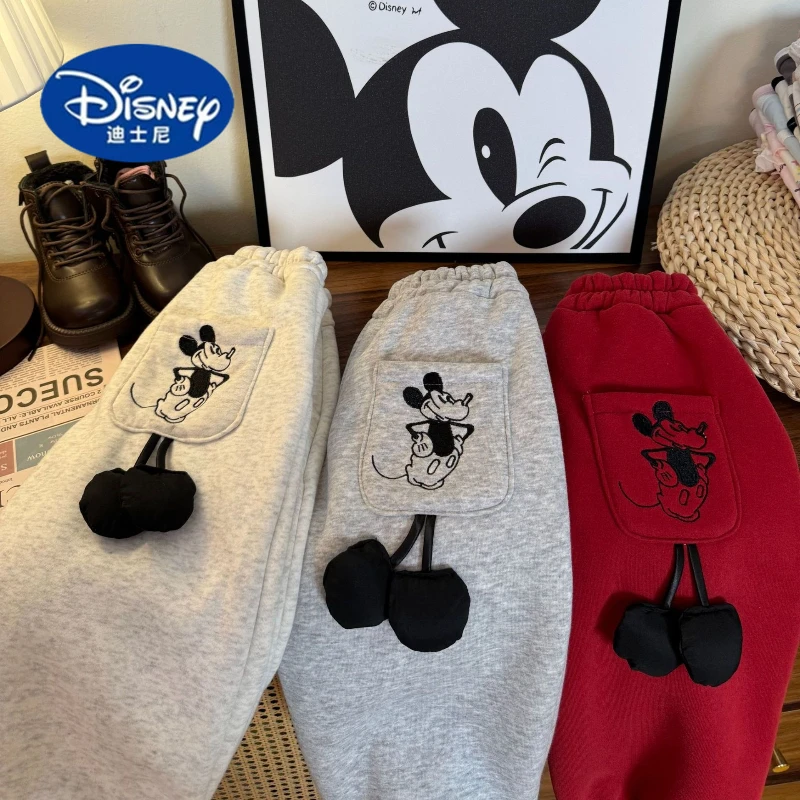 

Disney Kids' Fleece-Lined Sweatpants: Plush Winter Joggers for Boys & Girls, Cozy & Warm