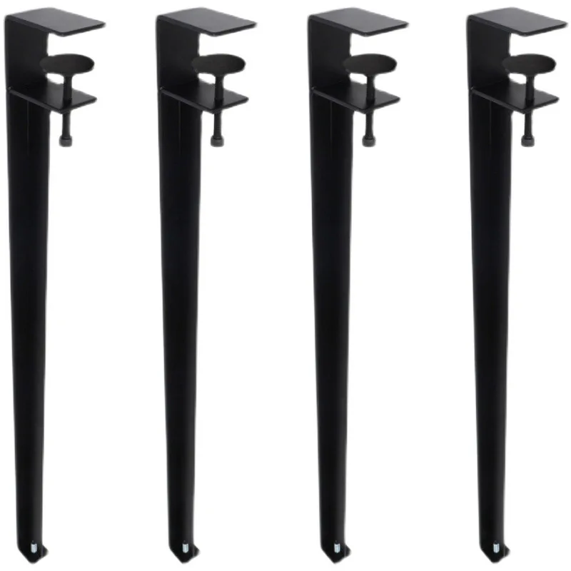 Nordic style table foot creative tripod table leg bracket F clamping metal DIY countertop