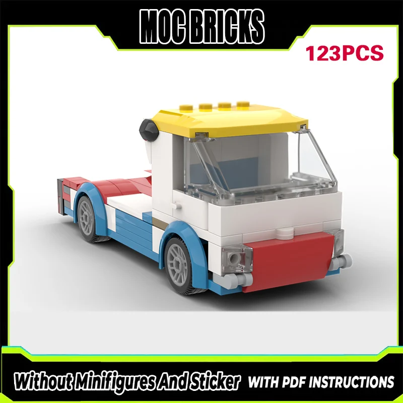 

Конструктор MOC: Модель городского автомобиля, классический грузовик, модульные технологичные блоки, подарки, праздничный набор для сборки, детские игрушки