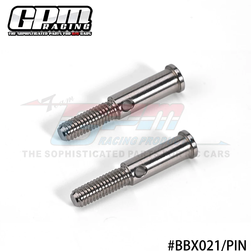 

GPM 4140 Medium Carbon Steel Freewheel Axle Set For TAMIYA 1/10 BBX BB-01 58719