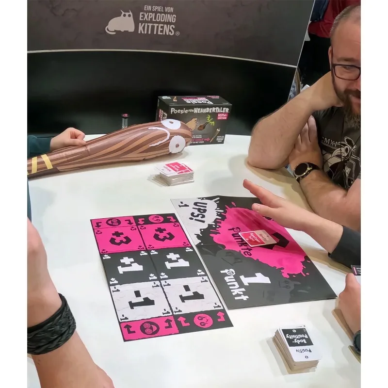 Poesía para Neanderthals NSFW Fiesta de adultos Un juego de palabras Dónde tarjetas divertidas Juegos de mesa U debe decir palabras ruidosas o se golpean con palo