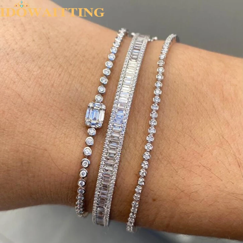 

Iced Out Micro Pave CZ Bling Inner 60 мм браслет широкий браслет золотого цвета женские классические украшения 2025 новая мода