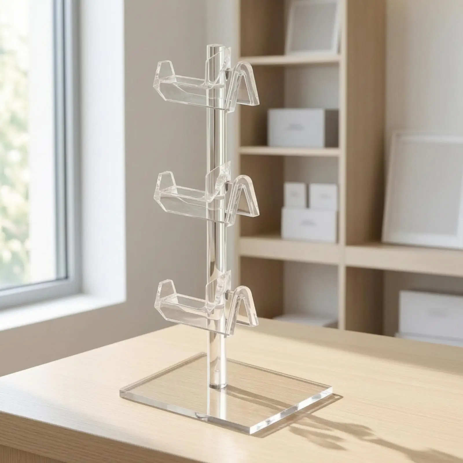 Eyeglass Display Stand Minimalist Glasses Holder Stand Sturdy for Retail, Vanity