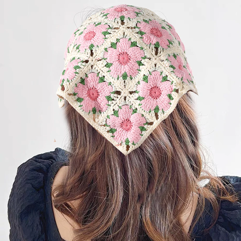 Crochet Turban Hair Scarf Bandana Hair Bands For Women Knitting Vintage Hair Bands Headband Girl Fashion Hair Accessories