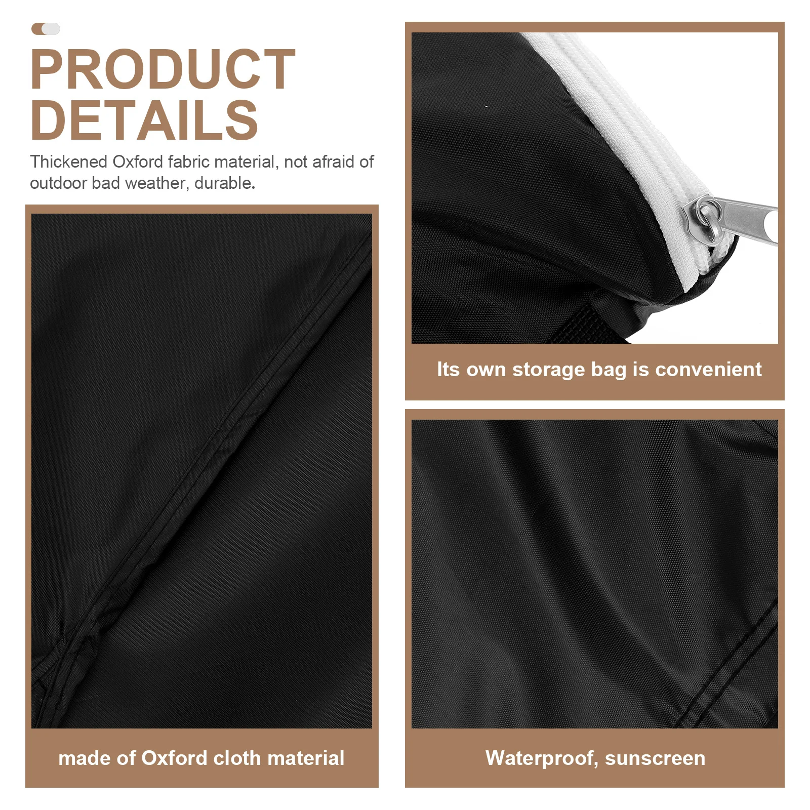 

Oxford Cloth Patio Beach Umbrella Cover Waterproof Dust Proof Sun Protection Garden Furniture Covers Parasol Rain Wind Protector