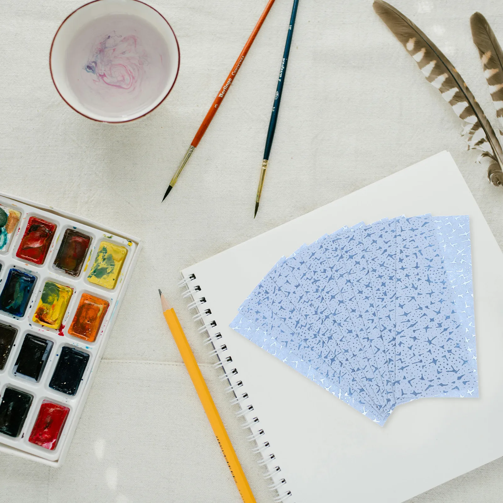 

Набор из 10 водопроницаемых бумажных палитр для акриловых красок, увлажняющий лоток для смешивания, инструменты для ручной росписи и DIY-проектов