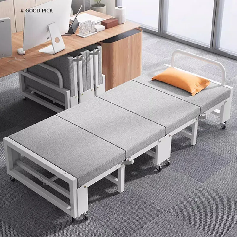 

Comfortable Space Saving Bed Queen Design Metal Office Hotel Salon Folding Luxury Bed Camping Camas De Casal Unique Furniture