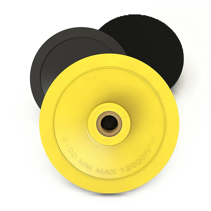 Máquina de polimento disco autoadesivo moedor de ângulo disco de polimento ventosa 3 polegadas 4 polegadas bandeja de disco de moagem de água seca