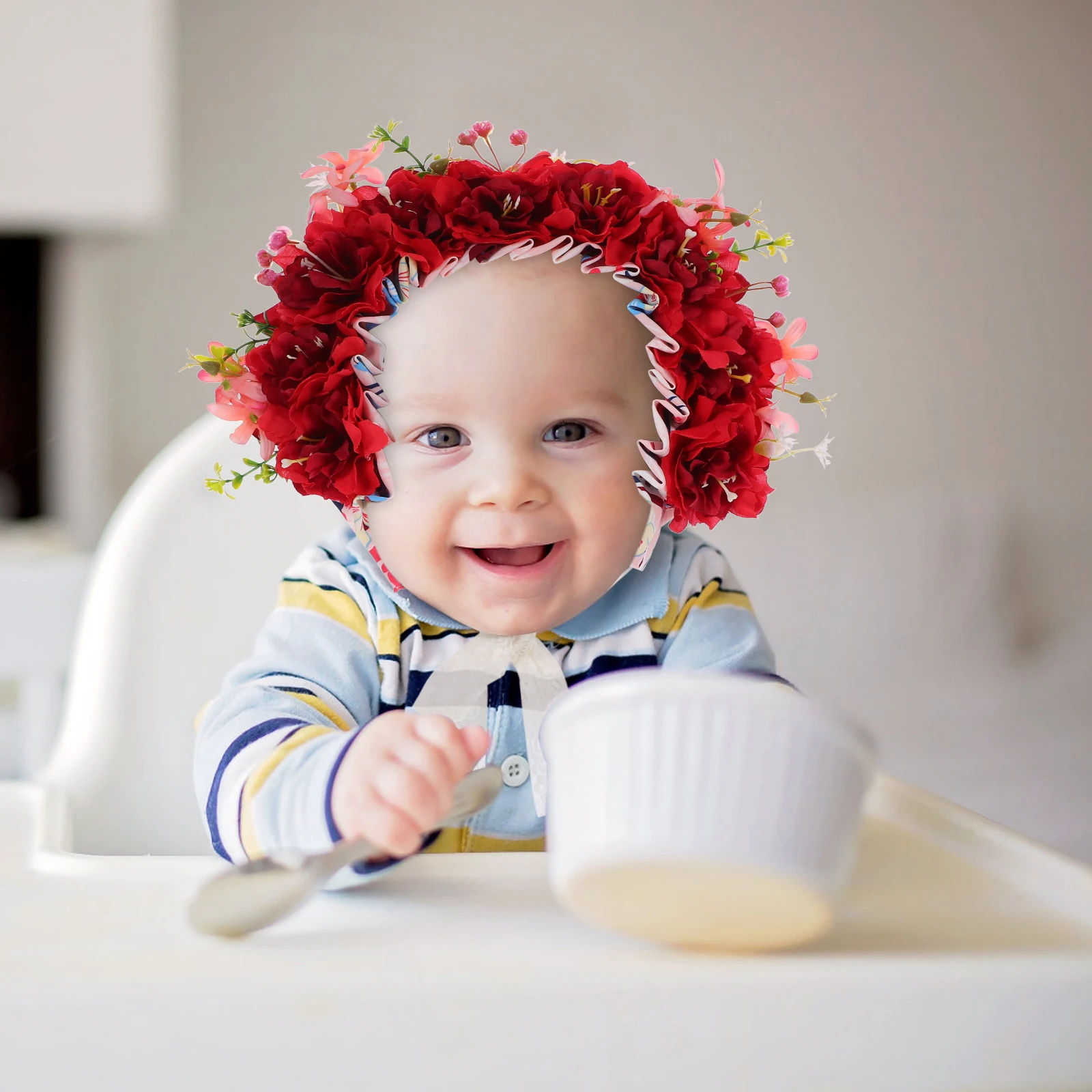 

Baby Flower Headband Soft Comfortable Newborn Headbands for Girls Photography Lightweight Baby Girl Hair Accessories Floral