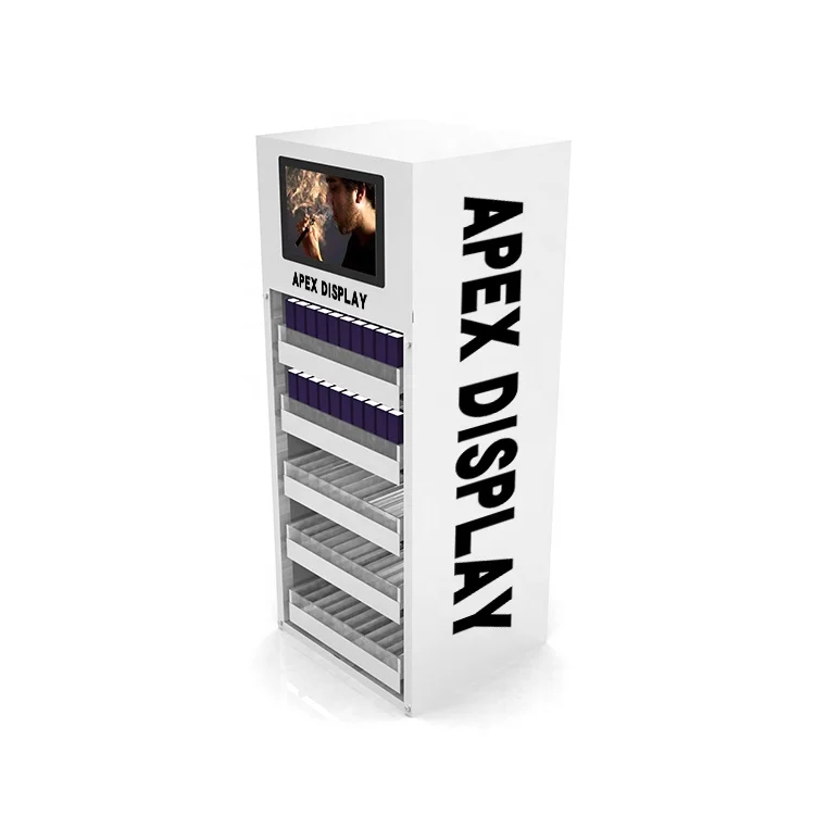 APEX Shop Présentoir à tabac en métal à 5 couches pour les ventes