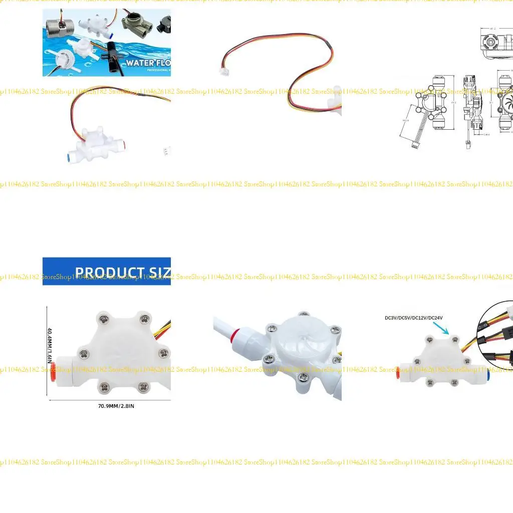 

Q2Q4 Meter Hall Effect Measuring Instrument for Water Dispenser Fluidmeter
