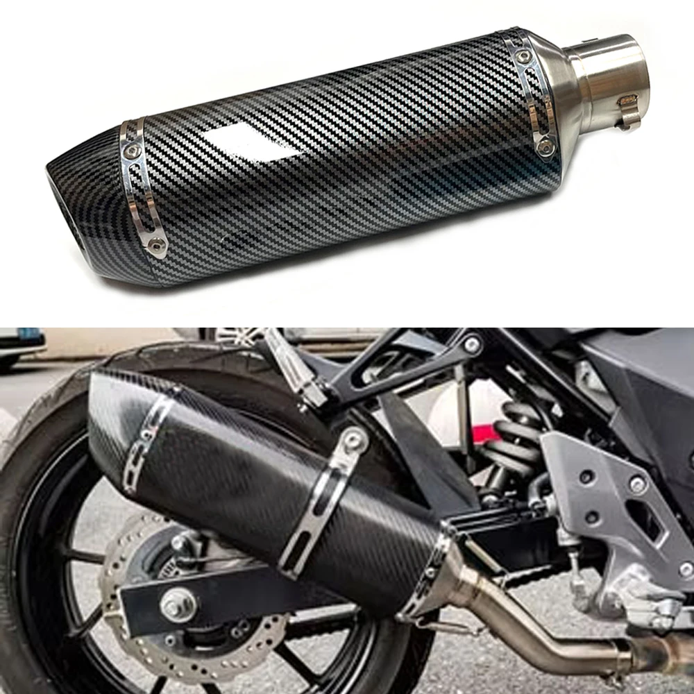 

Motorcycle Exhaust Muffler Pipe With DB Killer 51MM Universal For Honda ZX6R ZX10 Z900 1000 CBR1000 650 Z750 800 900 1000