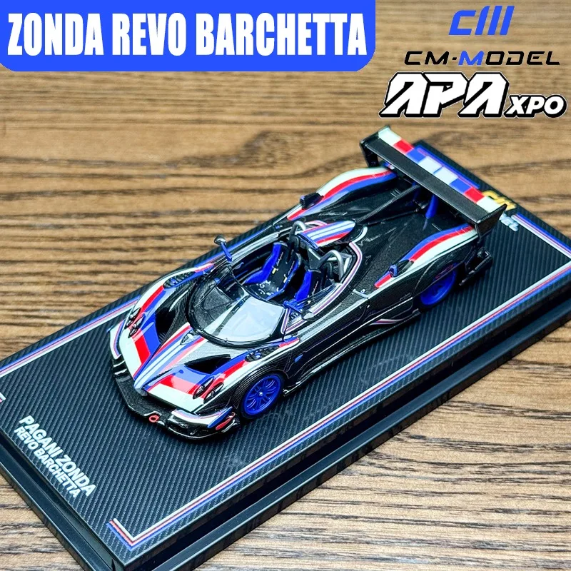 CM Model 1/64 ZONDA REVO BARCHETTA APAxpo Legering Motorvoertuig Speelgoed spuitgieten Metalen Model Collectie Jongen Kerstcadeaus