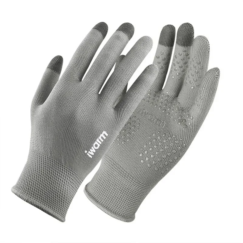 Sunscreen Touchscreen Gloves Men Women Outdoor Anti-slip Riding Driving Photography Gloves Sweat Absorbing Cool Tactile Gloves