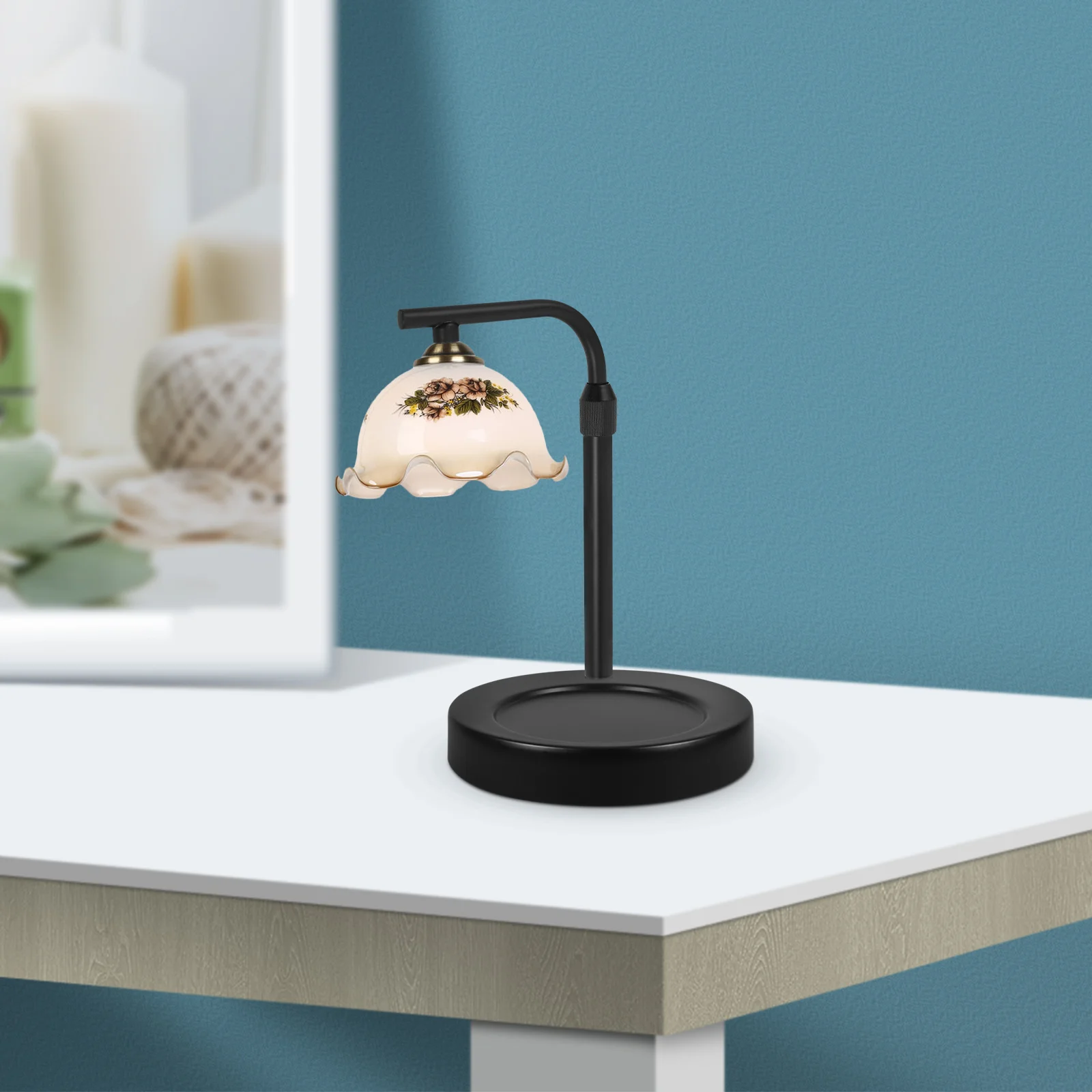 Adjustable Curved Lamp Stem For Aromatherapy Table Lamp Lighting Fixture Down Rod Replacement Accessory