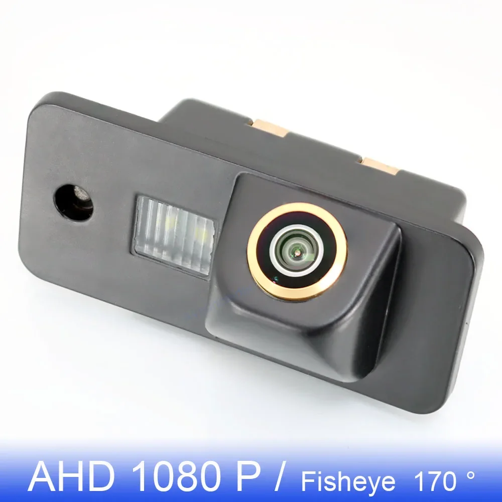 

Golden FishEye Rear View Camera For Audi A4 A5 A6 A8 Q7 Cabrio S4 RS4 S5 Car AHD 1080P 170° HD Night Vision Waterproof CVBS