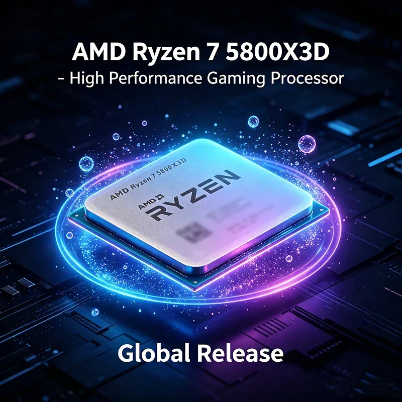 AMD R7 5800X3D Ryzen 7 Gaming Processor New Ryzen 5000 Series 5 GHz 8-Core 16-Thread CPU Processor DDR4 96 MB 105W  Loose Pie