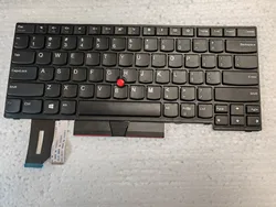 US Keyboard for Lenovo ThinkPad E480 E485 E490 E495 L390 L490 L380 L480 R480 R490 T480S non-backlit black frame