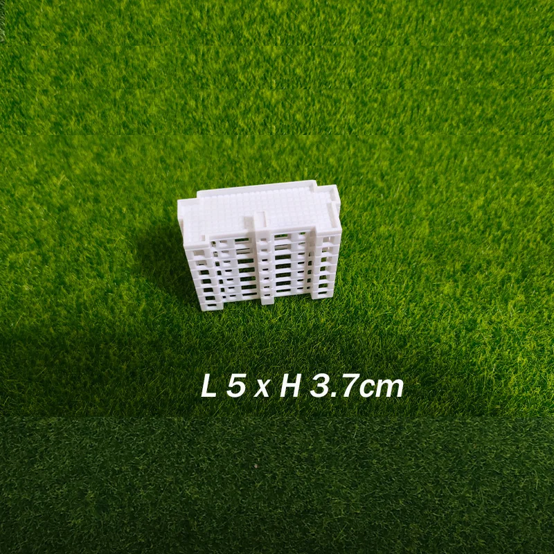 1 szt. Mini zestawy modeli domów budowlanych tworzywa sztuczne ABS Diy stół z piaskiem mikro element dekoracji krajobrazu Diorama akcesoria