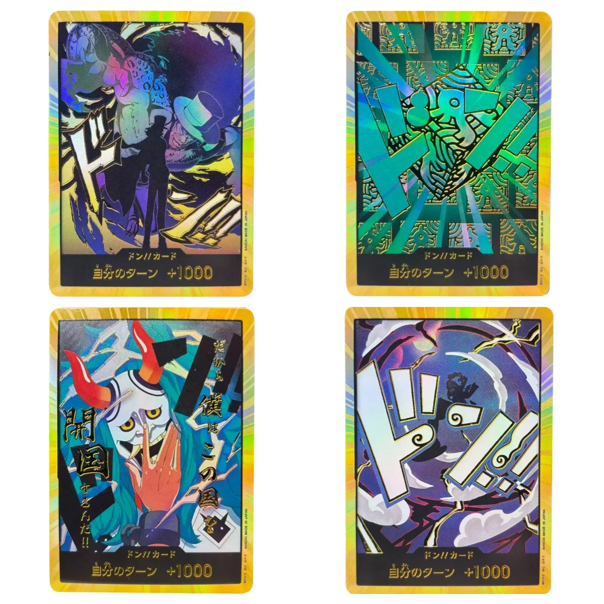 قطعة واحدة مجموعة بطاقات دون بطاقة القرد د. لوفي رورونوا زورو JPN لتقوم بها بنفسك جودة عالية لعبة ذاتية الصنع بطاقات أنيمي لعبة هدية