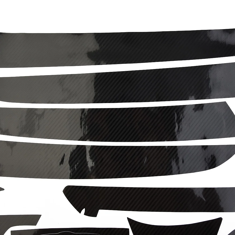 

Brand New Interior Car Sticker Dash Trim Kits Ornament Stickers Decorations Vinyl DIY Decals Glossy Removable 5D